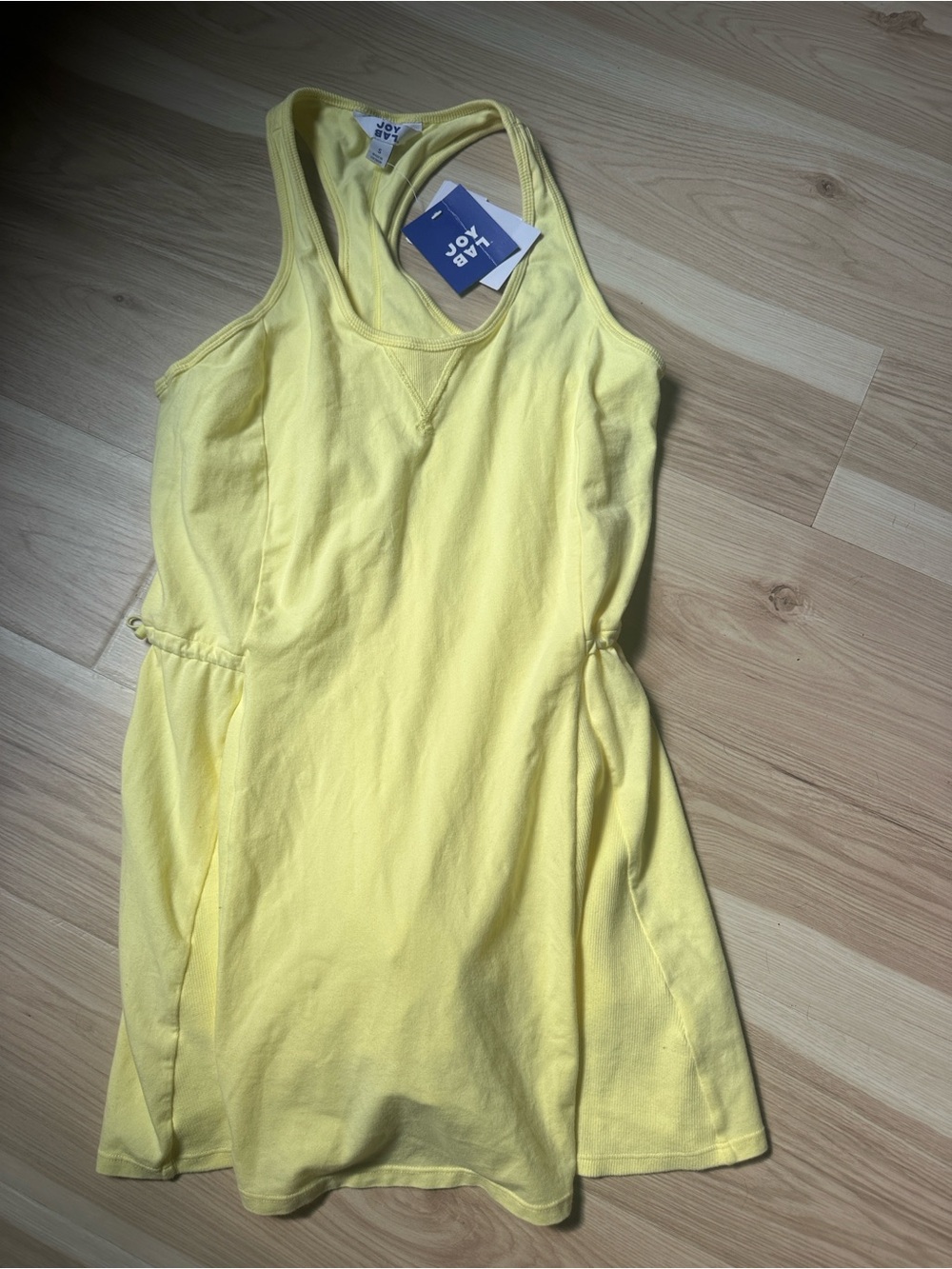 JoyLab Yellow Scoop-Neck Dress - Picture 2 of 4